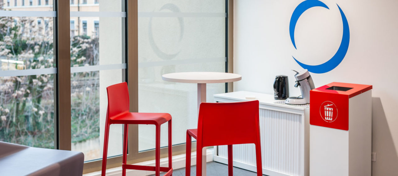 Coin café aménagé – Département du Rhône